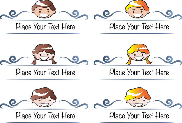 набор векторных иллюстраций персонажей мультфильмов