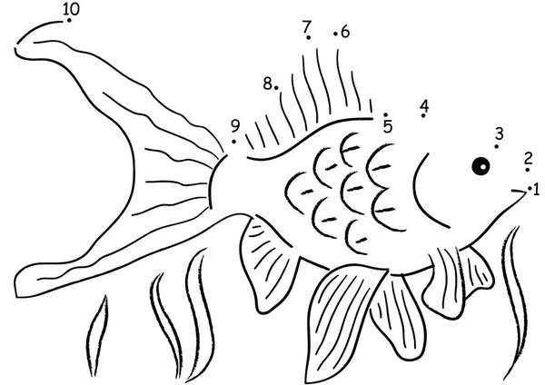 Atividade Jogo Educação Desenhos Animados Vetorial Junte Aos Pontos Desenhar  imagem vetorial de wenpei© 507052306