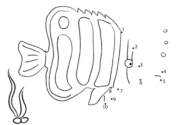 Illustrazione Vettoriale Pesce — Vettoriale Stock