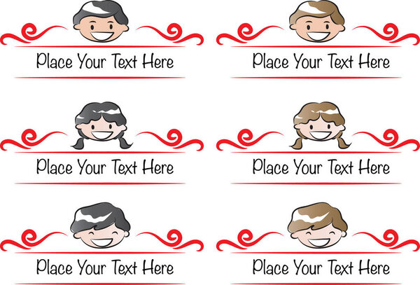 набор различных векторных шаблонов