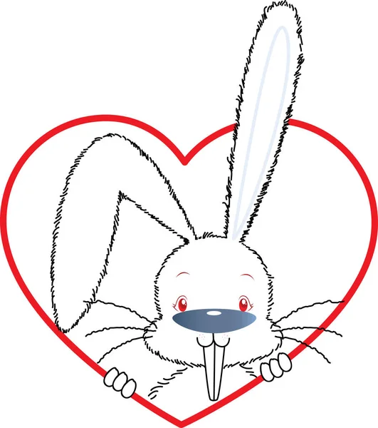 Векторна Ілюстрація Милого Кролика — стоковий вектор