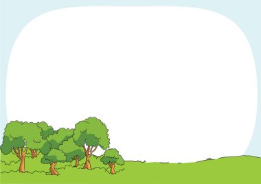 Çocuklar için bir arkaplan çizimi