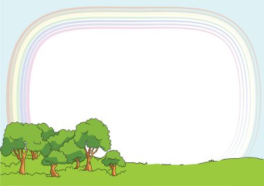 Çocuklar için bir arkaplan çizimi