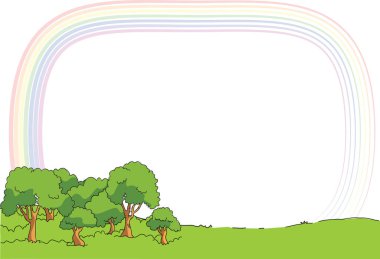 Çocuklar için bir arkaplan çizimi