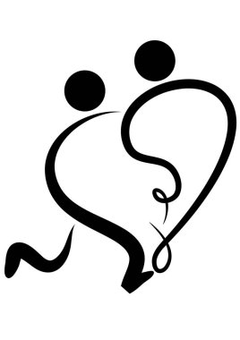 bir ayının siyah ve beyaz vektör çizimi