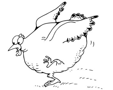 Horozun yuvasında bir kuş