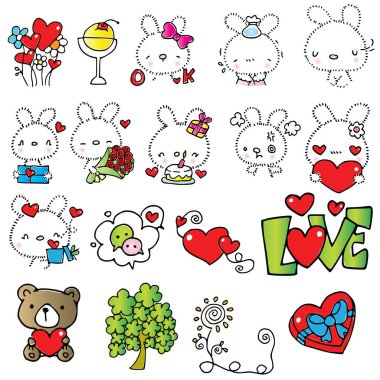 Tavşan vektör çizimi sembolü 