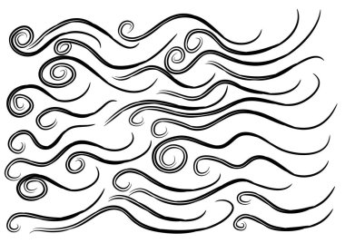 soyut siyah ve beyaz vektör deseni