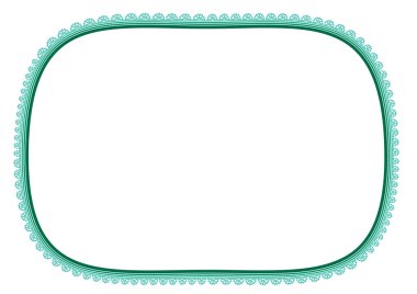 bir çerçeve resmi olan yeşil çerçeve