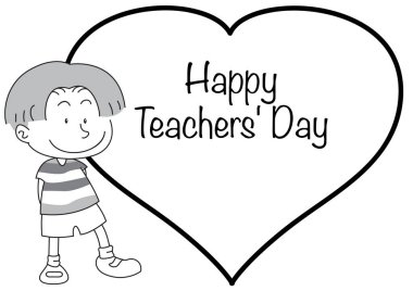 Gönül ve mesajla mutlu öğretmenler günü 