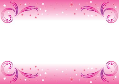 Çiçek elementleriyle soyut arkaplanın vektör çizimi