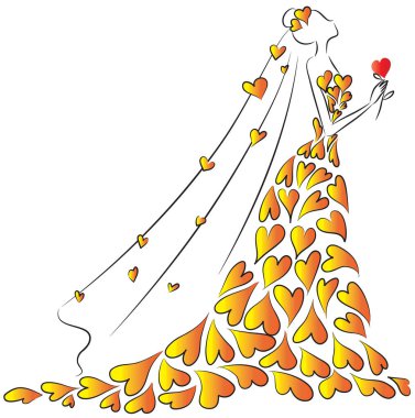 Bir kuşun vektör çizimi