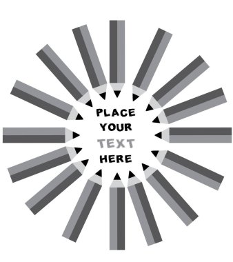 bir dizi farklı eğitimin siyah ve beyaz vektör çizimi