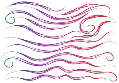 vektör dalgaları kümesi