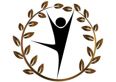 Bir kahve tacının vektör çizimi