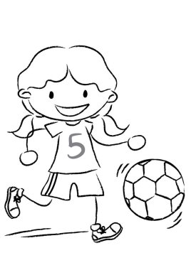 Oyun oynayan çocukların olduğu boyama sayfası