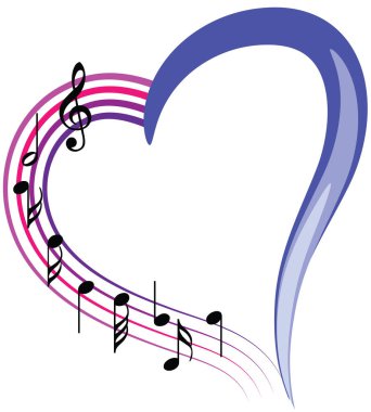 Bir müzik arkaplanının vektör illüstrasyonu