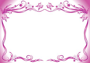 Çiçek arkaplanının vektör çizimi