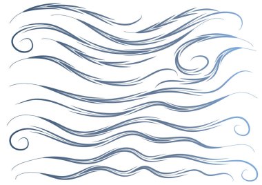 vektör dalgaları kümesi