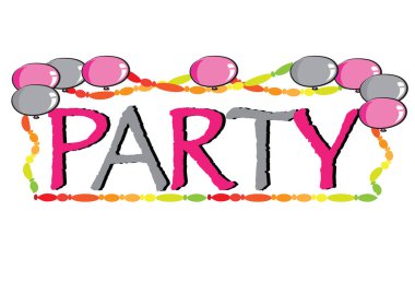 Mutlu yıllar parti davetiyesi