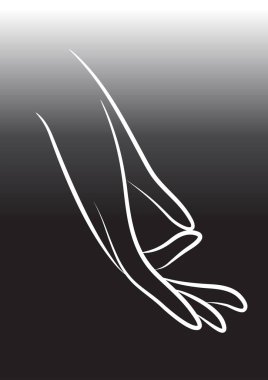 Uçan balinanın vektör çizimi