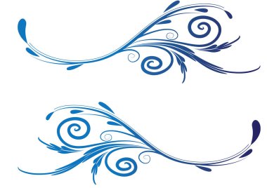 Beyaz arkaplan, vektör, illüstrasyon üzerinde izole edilmiş çerçeveler için dekoratif renkli çiçek kenarlıkları 