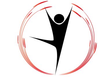 Siyah tişörtlü bir adamın silüeti.