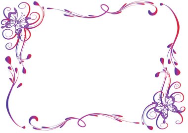 Çiçek arkaplanının vektör çizimi