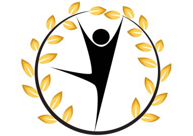 Bir kahve tacının vektör çizimi