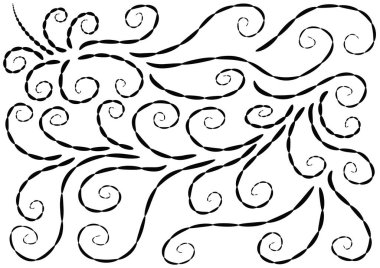 kaligrafik tasarım elementlerinin vektör kümesi