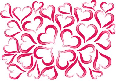 vektör kalp illüstrasyonu