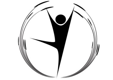 Siyah tişörtlü bir adamın silüeti.