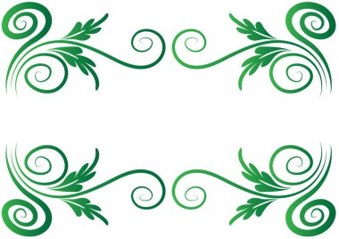 Çiçek deseninin vektör çizimi