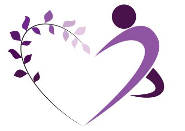 kalp şeklinde aşk sembolü