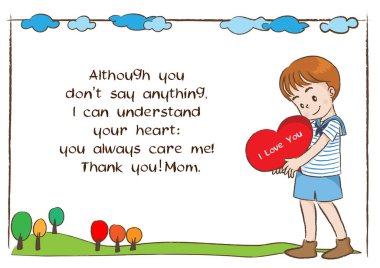 Oğlan ve kız için vektör çizimi