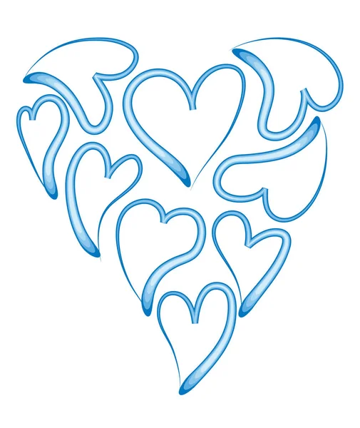 Σχήμα Καρδιάς Εικόνα Διάνυσμα Σύμβολο Αγάπης — Διανυσματικό Αρχείο