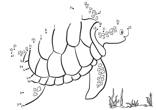 Atividade Jogo Educação Desenhos Animados Vetorial Junte Aos Pontos Desenhar  imagem vetorial de wenpei© 507052306