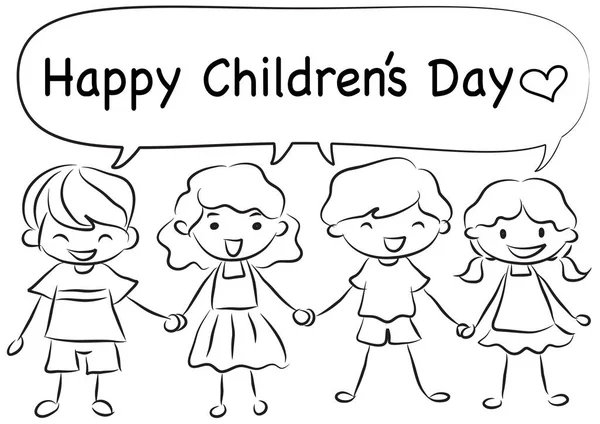 childrens day celebration drawing - Clip Art Library