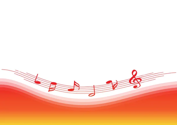 Bir müzik arkaplanının vektör illüstrasyonu