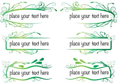 Hat elemanları ve girdaplarla ayarlandı