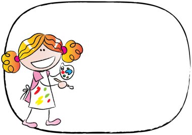 Bir kız ve bir erkek çocuğu.