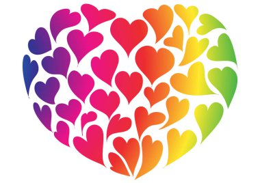 Bir kalbin vektör illüstrasyonu