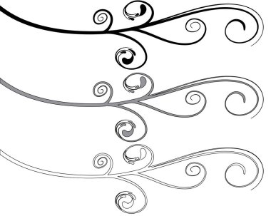 Çiçek deseninin vektör çizimi