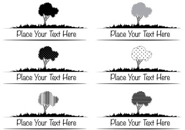 Ağaçlar ve bitkiler.