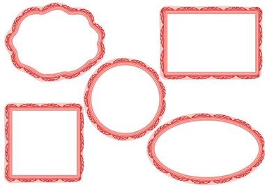 Tasarımınız için çerçeveli vintage çerçeveler