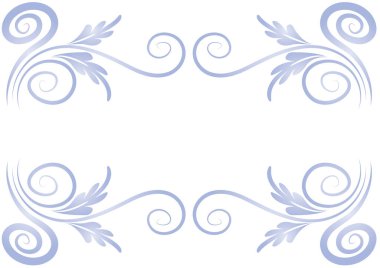 Beyaz arkaplan, vektör, illüstrasyon üzerinde izole edilmiş çerçeveler için dekoratif renkli çiçek kenarlıkları 