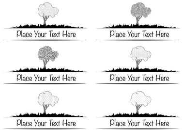 Ağaçlar ve bitkiler.