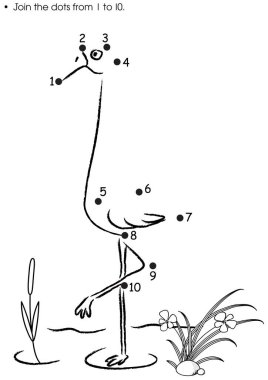 Çocuklar için boyama kitabı. kuş vektör illüstrasyonu