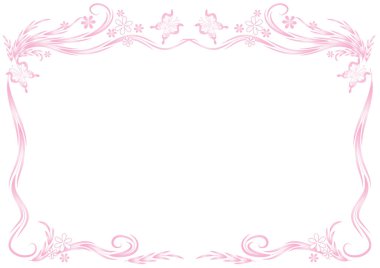 Çiçek arkaplanının vektör çizimi