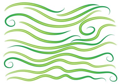 vektör dalgaları kümesi